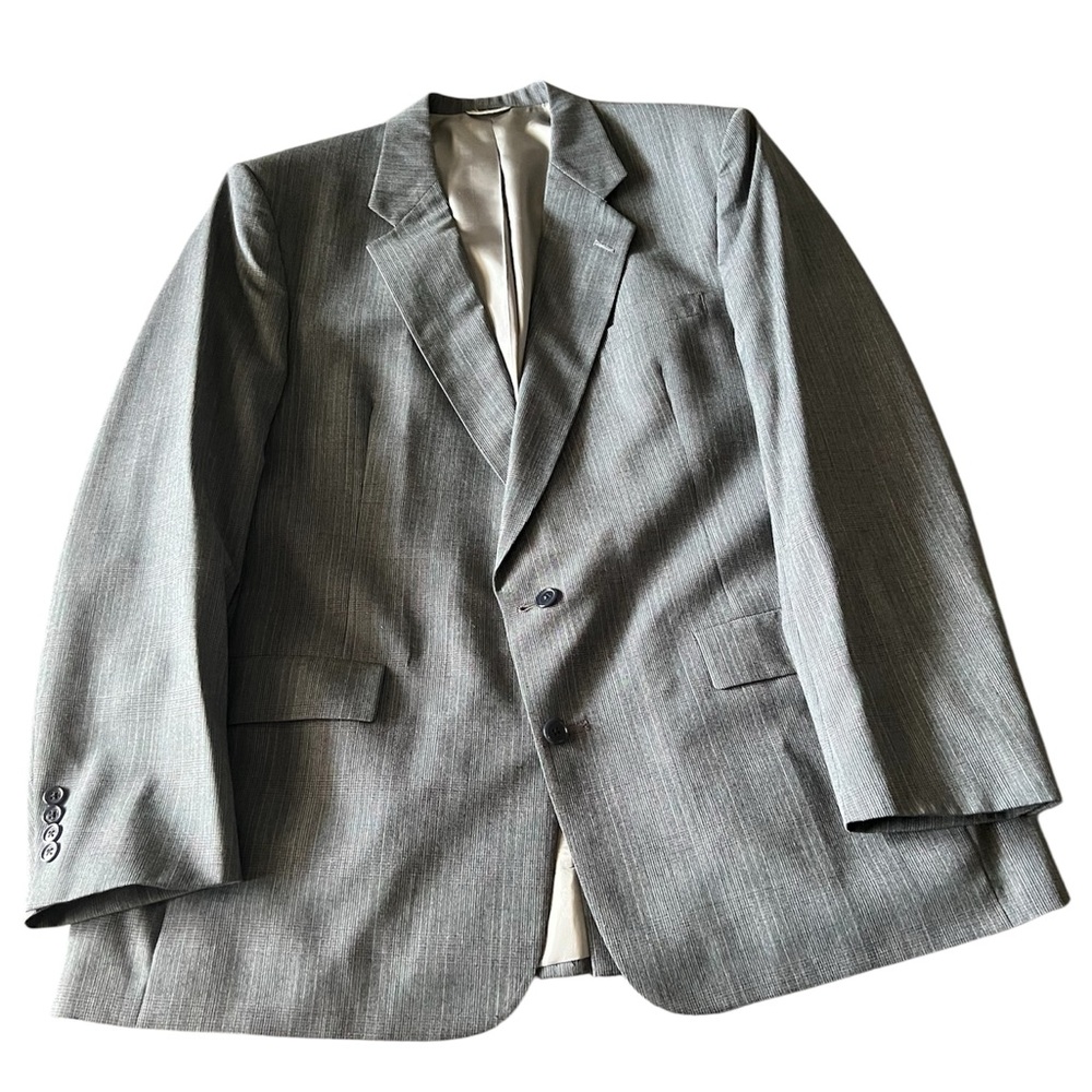 Vtg Christian Dior Monsieur Suit Jacket Size 48 Chest